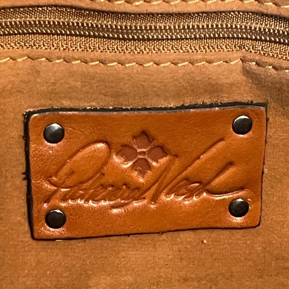 Patricia Nash Tuscania Peruvian Painting Leather Shoulder Bag - Picture 11 of 17